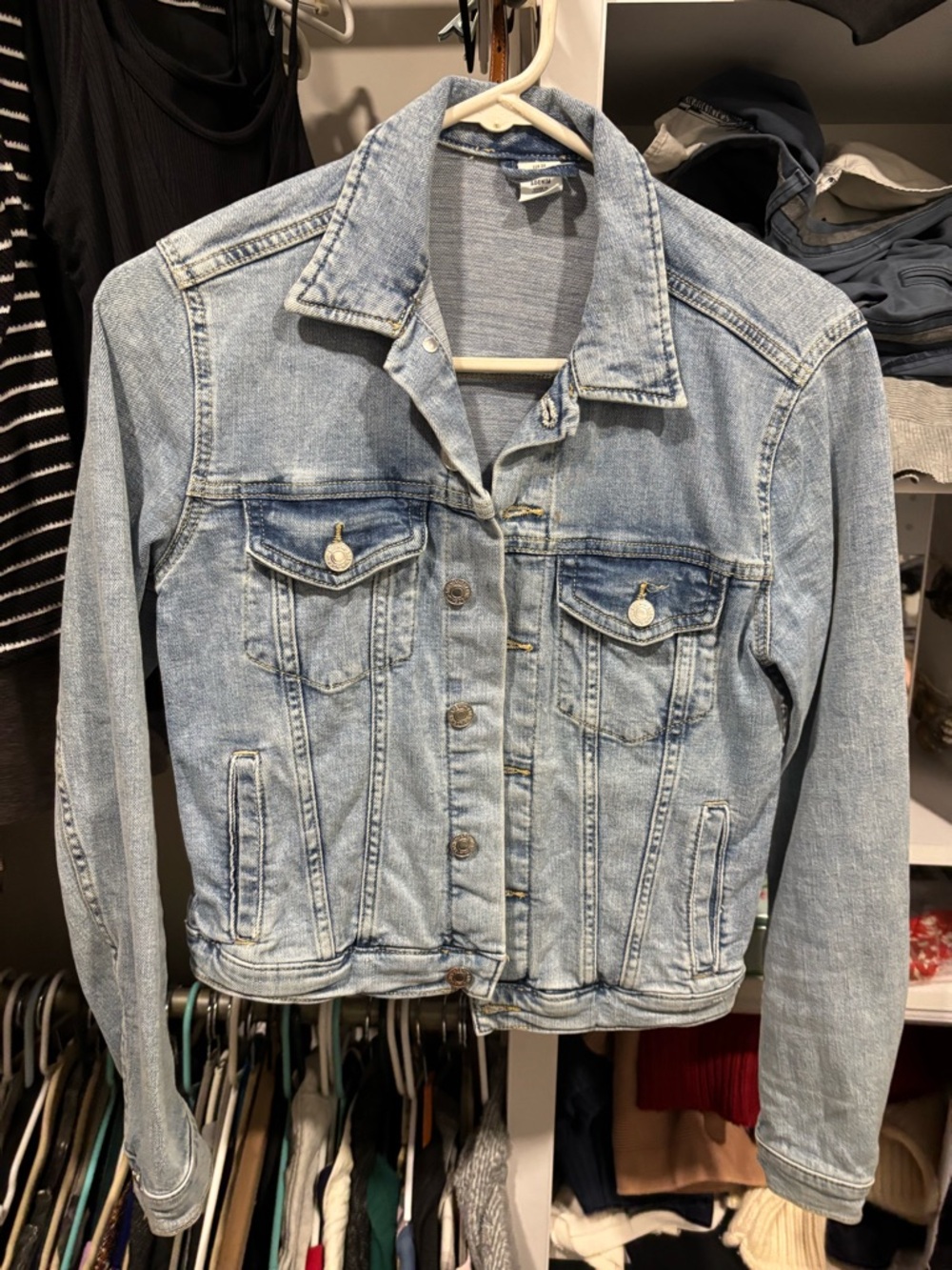 Light Blue Denim Jacket - Women